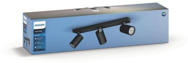 Philips myLiving Kosipo Spot 3xGU10 Black Bild 3