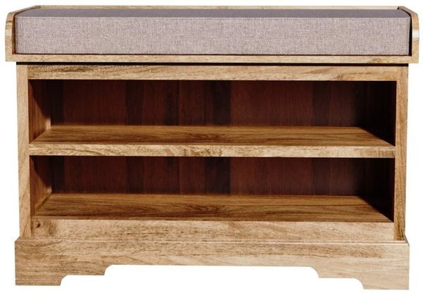 Schuhregal Guru 90x60x40 aus indischem Mango-Massivholz