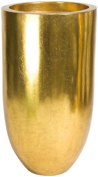 Pandora elegante Bodenvase Ø 50 cm, Höhe 90 cm gold leaf