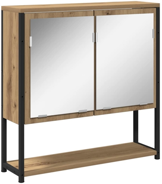 vidaXL Spiegelschrank Artisan-Eiche 60 x 16 x 60 cm Holzwerkstoff 862224