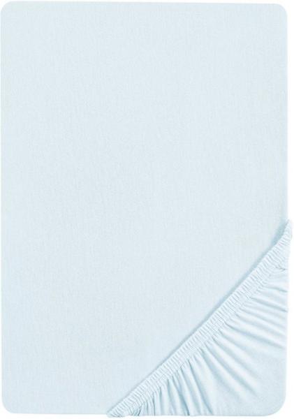 biberna Jersey-Elastic-Topper-Spannbetttuch 0077641, ciel, 1x 90x190 cm - 100x220 cm