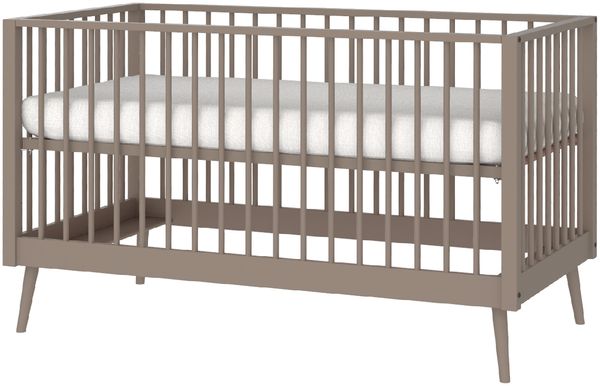 Europe Baby Evy Babybett Chestnut 70 x 140 cm Brau - Material: massiv Buchenholz - Babypark. de