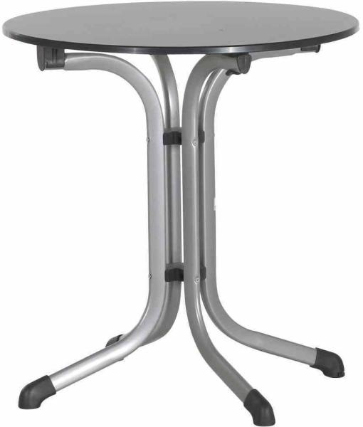 Sieger Boulevard-Klapptisch Boulevard-Klapptisch klappbar, Stahl Graphit 68 x 72 x 68 cm