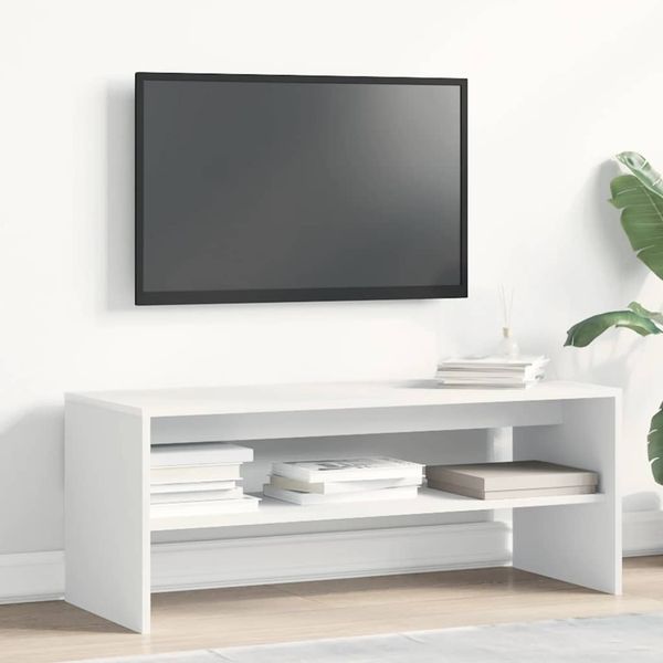 vidaXL TV-Schrank Weiß 100x40x40 cm Holzwerkstoff 859118 Bild 3