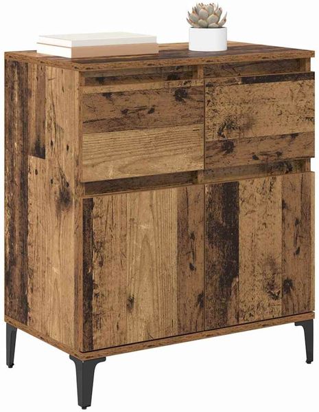 vidaXL Sideboard Altholz 60 x 35 x 70 cm Verbundholz und Eisen 881218 Bild 3