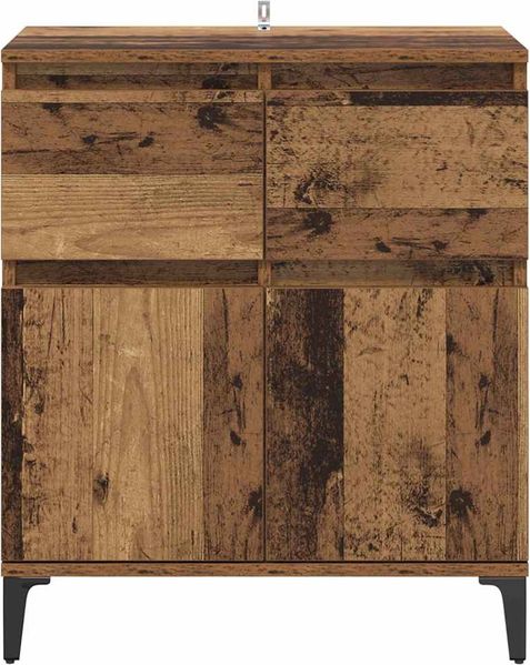 vidaXL Sideboard Altholz 60 x 35 x 70 cm Verbundholz und Eisen 881218 Bild 6