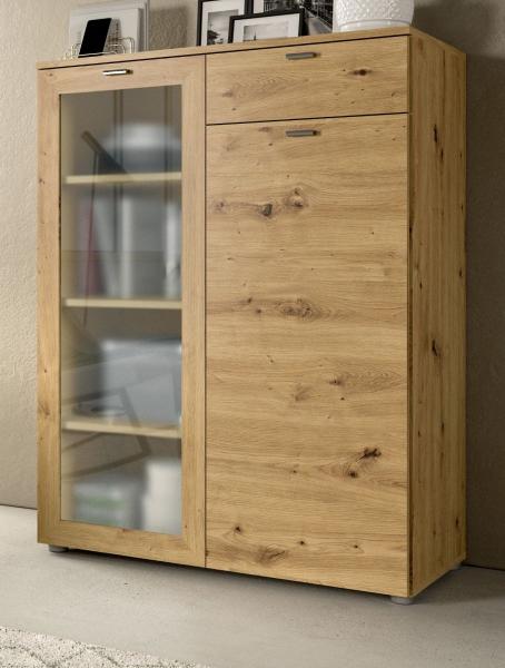 Highboard Dante in Eiche Artisan 90 x 115 cm