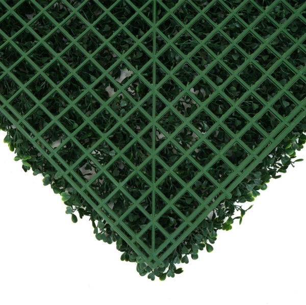 Wandfliese HWC-L78, Sichtschutz Windschutz Verkleidung für Terrasse/Balkon, 4x je 50x50cm = 1m² ~ Buchs grün Bild 6