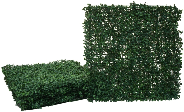 Wandfliese HWC-L78, Sichtschutz Windschutz Verkleidung für Terrasse/Balkon, 4x je 50x50cm = 1m² ~ Buchs grün Bild 9