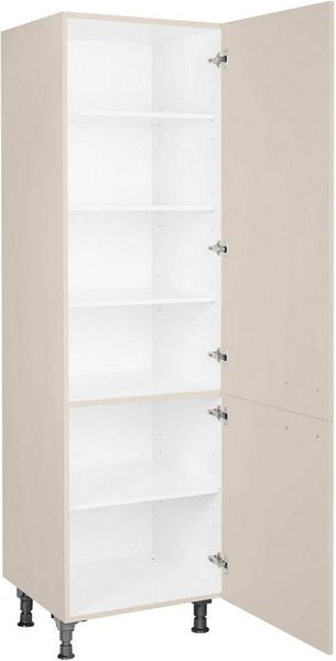 nobilia® Hochschrank "Laser", Ausrichtung wählbar, mit zwei Türen, vormontiert, Breite/Höhe: 60/216,6 cm