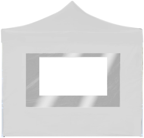 vidaXL Profi-Partyzelt Faltbar mit Wänden Aluminium 2×2m Weiß 48934