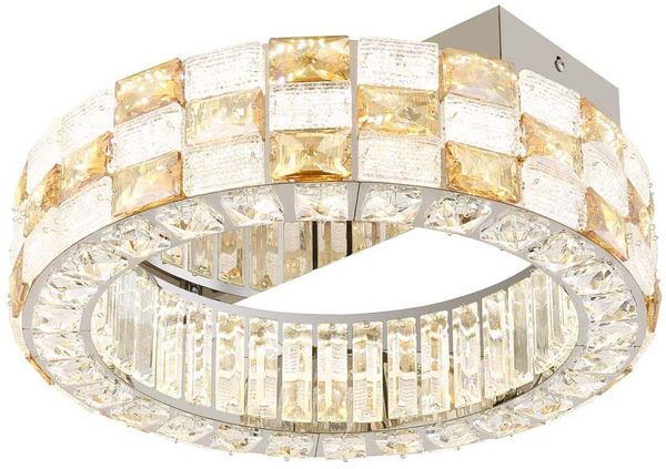 LED Deckenleuchte, Nachtlicht, CCT, Fernbedienung, D 40 cm