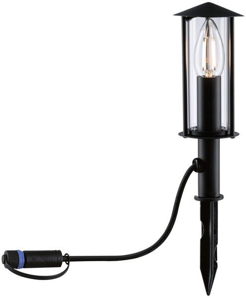 Paulmann No. 94323 Plug&Shine Poller Classic Mini IP44 24V Anthrazit E14 22cm
