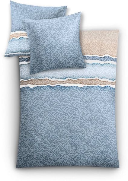 Kleine Wolke Bettwäsche Marea, Mako-Satin, 2 teilig, mit Streifen