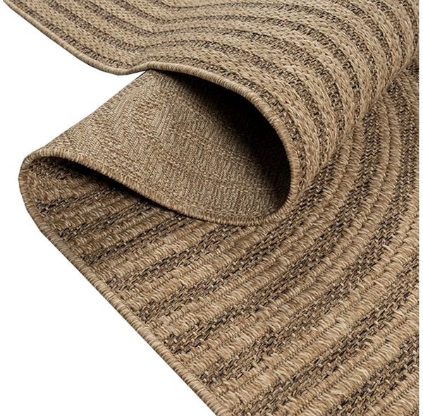 TeppichHome24 Outdoorteppich Moderner beige-brauner In- und Outdoor Teppich mit Bogenmuster, rechteckig