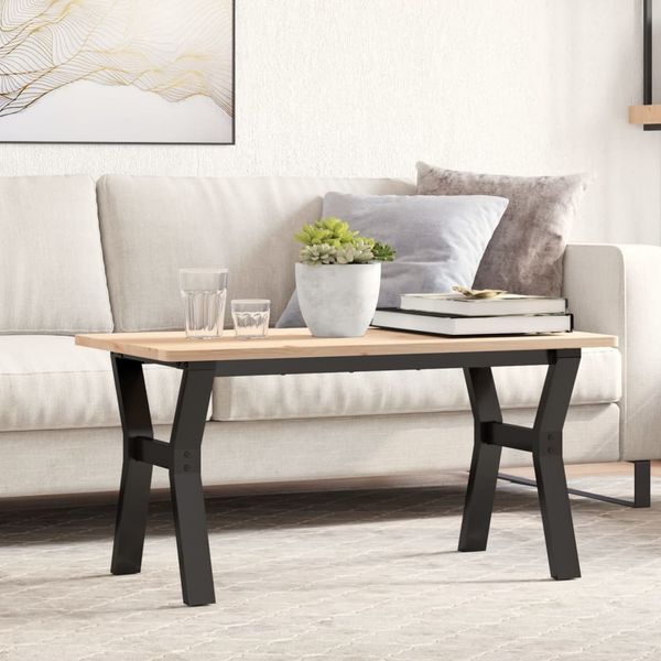 vidaXL Couchtisch-Gestell in Y-Form 80x40x43 cm Stahl 357924