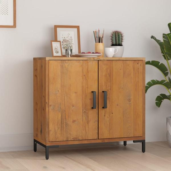 vidaXL Sideboard Braun 75x35x70 cm Massivholz Kiefer 349923