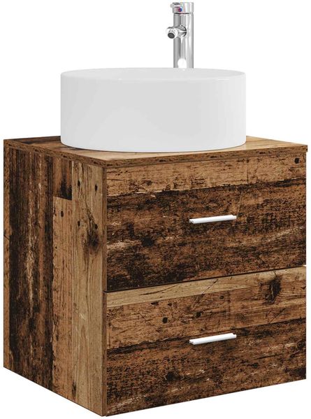 vidaXL Wandmontierte Waschtisch Altholz 49,5 x 44,5 x 65,5 cm 890324