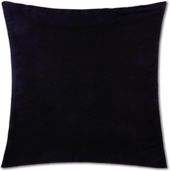 Kissenhülle Dekokissen Kissenbezug Microfaser - viele Größen und Farben Schwarz 30 x 30 cm
