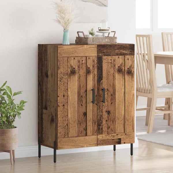 vidaXL Sideboard Altholz 69,5 x 34 x 90 cm Verbundholz und Eisen 881603