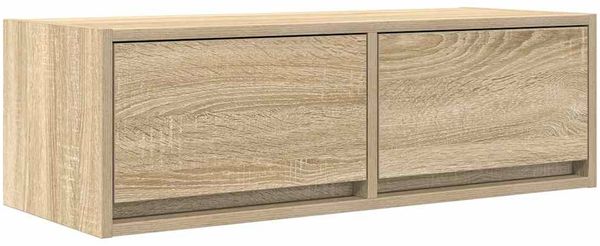 2 pcs TV-Schrank, Lowboard TV Sonoma-Eiche 80x31x25,5 cm Holzwerkstoff Bild 5