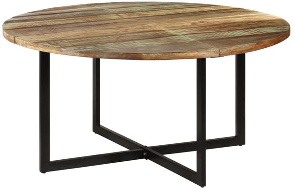 vidaXL Esstisch 110x75 cm Altholz Massivholz 337074 Bild 9