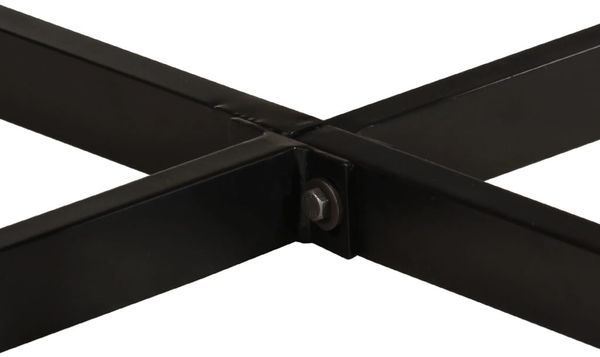 vidaXL Esstisch 110x75 cm Altholz Massivholz 337074 Bild 4
