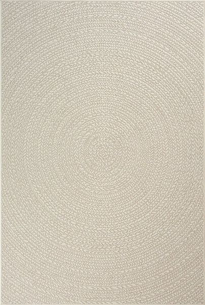 the carpet Teppich Kansas, rechteckig, Höhe: 1 mm, moderner robuster In und Outdoor Teppich Jute Look