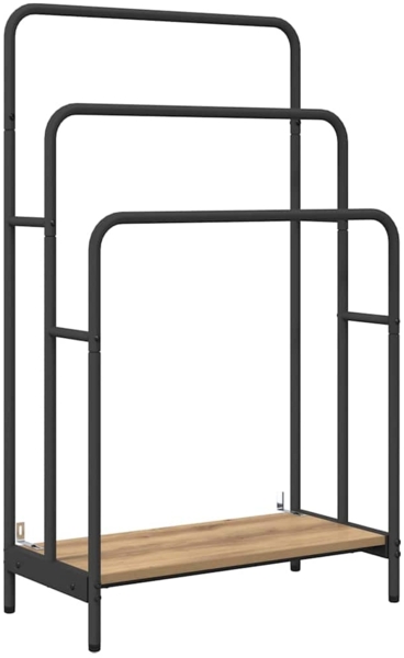 vidaXL Kleiderständer Artisan-Eiche 60 x 30 x 100.5 cm Holzwerkstoff 879952