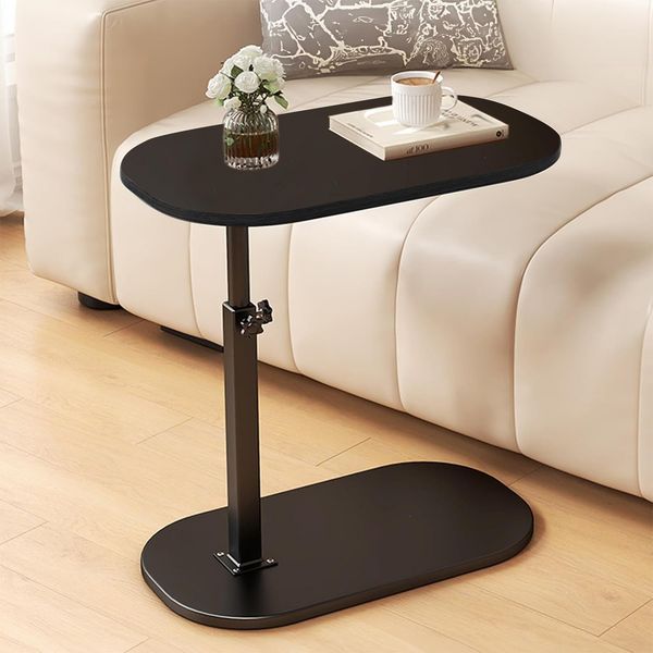 Höhenverstellbarer Schreibtisch mit wasserfester Platte, Für Homeoffice & Gaming Großfläche 37×23.8cm in Schwarz