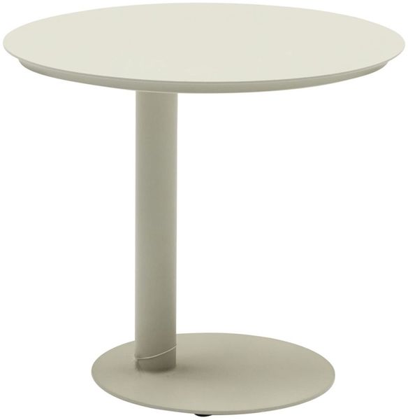 Couchtisch Madison Beistelltisch Gartentisch Loungetisch Oval 33x45x40 cm Taupe