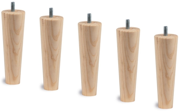 Bett mit gefüttertem Kopfteil – Samtstoff - 150 x 190 cm