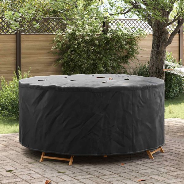 vidaXL Möbelbezug Schwarz 200 x 200 x 71 cm 420D Oxford Stoff 4106012
