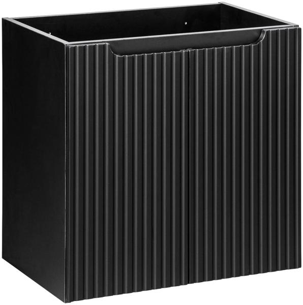 Waschtischunterschrank 60 cm , schwarz, NEWPORT-56-BLACK