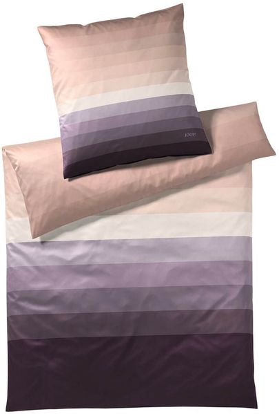 JOOP! Bettwäsche Horizon 4100 1 Powdered Berry Mako Satin 135 x 200 + 80 x 80 cm
