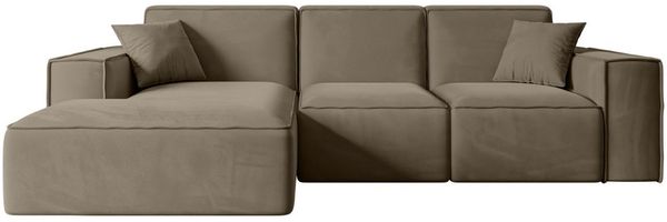 ALTDECOR Ecksofa SERRA-L, Sofa Praktische Bequeme Funktionsecke Couch L-Form Eckcouch, Corner Sofa U-Form Vielseitige Sofa Wohnlandschaft Wohnzimmer