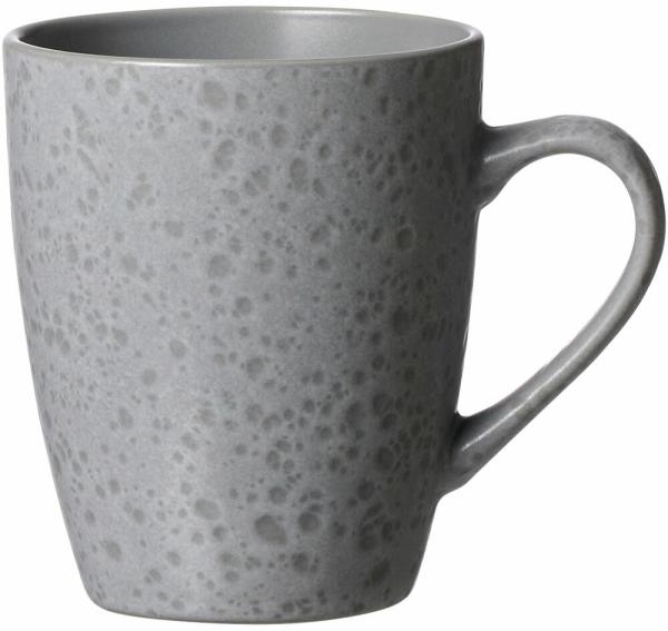 Ritzenhoff & Breker Becher Kitwe, Kaffeebecher, Teetasse, Kaffee Tasse, Steinzeug, Grau, 370 ml, 271669
