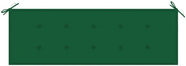 vidaXL 3-Sitzer-Gartenbank mit Auflage 150 cm Massivholz Eukalyptus 3061001 Bild 7