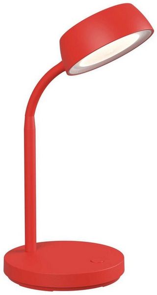 Maul 'MAULabby' Tischleuchte, LED-Leuchte, Standfuß, Kunststoff / Metall rot, Höhe 30 cm