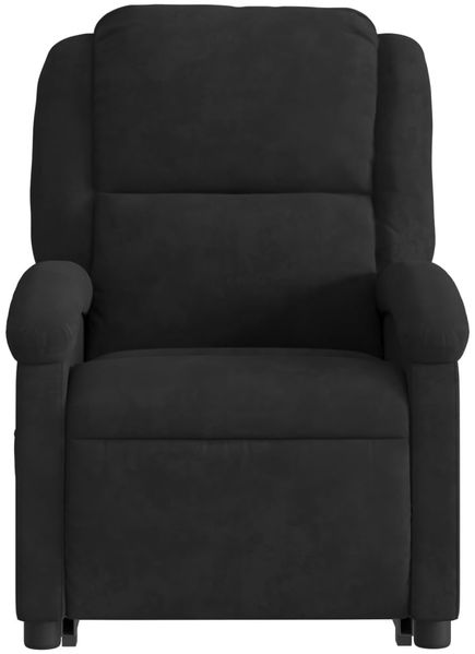vidaXL Massagesessel mit Aufstehhilfe Schwarz Samt 3204317 Bild 9