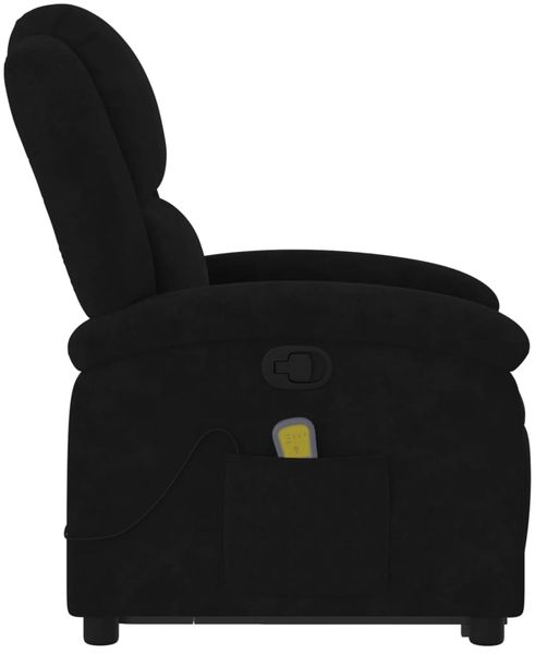 vidaXL Massagesessel mit Aufstehhilfe Schwarz Samt 3204317 Bild 10
