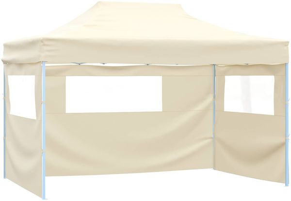 vidaXL Party-Zelt Creme 280 x 410 x 315 cm Oxford-Stoff 42023585