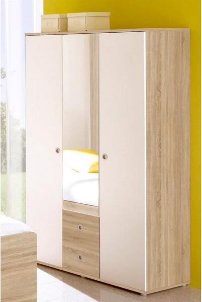 Kleiderschrank >Floris< in Sonoma-Eiche - 115x191x53cm (BxHxT)