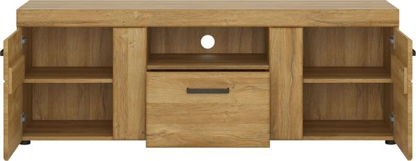 Lowboard Coswig / Cortina, Holzwerkstoff, Holzfarben, 157 x 56 x 41 cm Bild 2