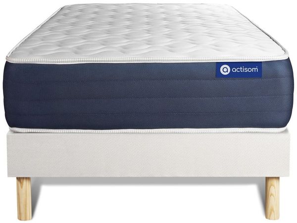 Actilatex sleep matratze 80x190cm + Bettgestell mit lattenrost , Härtegrad 2 , Latex und Memory-Schaum , Höhe : 22 cm