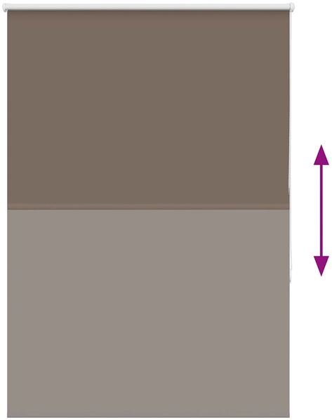 vidaXL Verdunkelungsrollo Kaffeebraun 115x175 cm Stoffbreite 110,7 cm 4011027 Bild 5