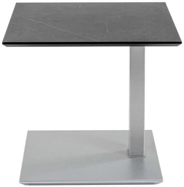 Beistelltisch 1428-MMN-EST / Hydro-Lift Beistelltisch, Schwarz, 55 x 54 x 47 cm