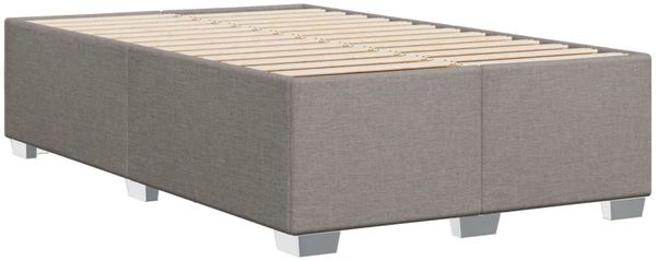 vidaXL Bettgestell ohne Matratze Taupe 120x200 cm Stoff 3284468 Bild 6