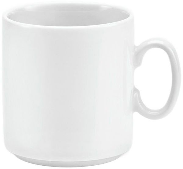 van Well Becher Gourmet, Porzellan, spülmaschinenfest, mikrowellengeeignet, 0,30 L, 6-teilig