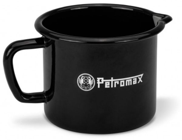 Emaille Milchtopf schwarz (1,0 Liter) - Petromax